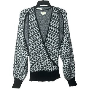 Anthropologie Maeve Floral Sweater Shrug Set Small